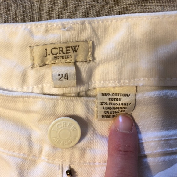 J. Crew white flare leg jeans 24 - Picture 2 of 3